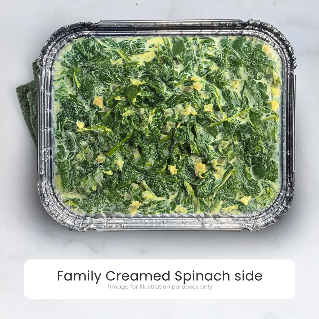Family Meal - Creamed Spinach Side